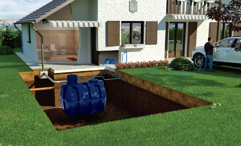 Regenwassertank 3000 L Regline Rain