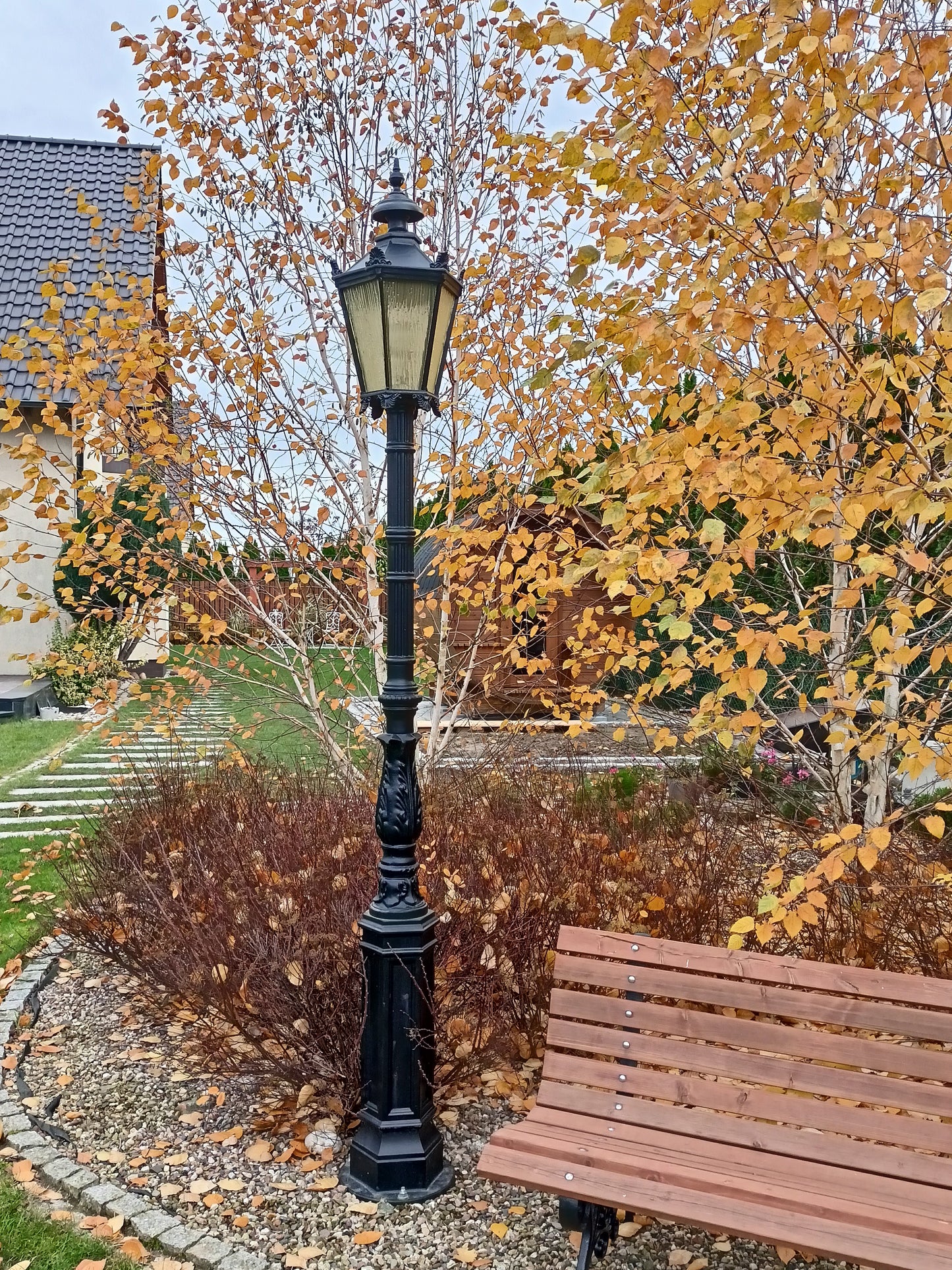 Lampe Straßenlaterne G I 1x Kopf H - 2600mm