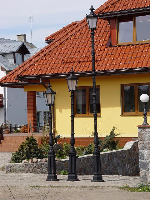 Lampe Straßenlaterne G I 1x Kopf H - 4160mm