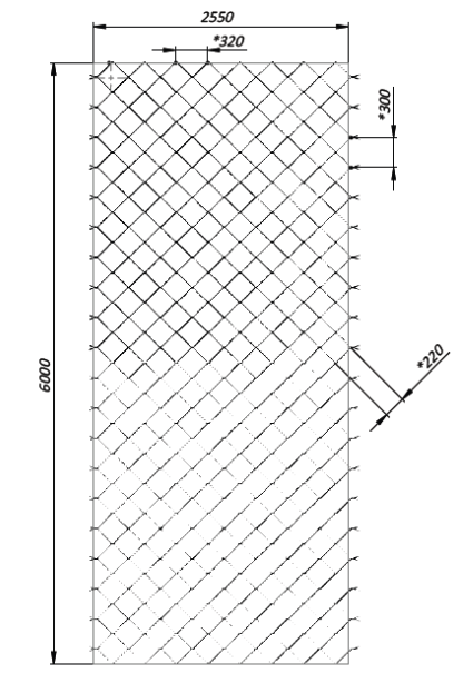 Geogitter / Rasengitter Bodenstabilisierung - Geotextil Bodenverstärkung H10cm - 15m2 2,55 x 6,0m - auf den Hängen