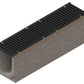 1m. set Schwerlastrinne Betonrinne DN200 26x21cm + Gussrost D400