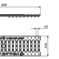 Gusseisenrost Kl.C250 DN100