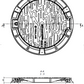 Schachtdeckel aus Gusseisen DN600 B125/D400 mit Dichtung und Verriegelung