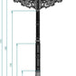 Lampe  Straßenlaterne G I 5x Kopf H - 4600mm