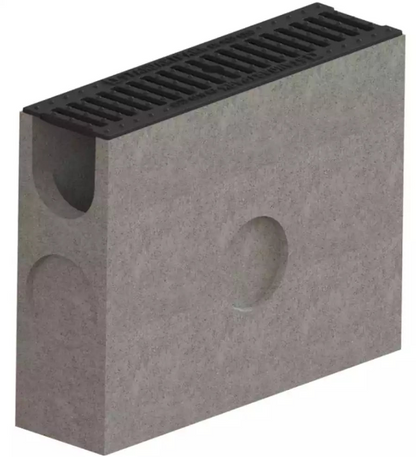 1m. set Betonrinne C250 14x12,5 cm inkl. Gussrost C250