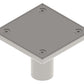 Reinigungsverschluss aus Edelstahl 150×150 mm mit Ablauf DN50 B125