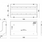 1m. Stahlbeton-Entwässerungsrinne AS-200 Typ1 53x50cm C250-F900kN inkl. Gussrost