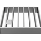 Bodenablauf 200x200mm, Edelstahl-Profi-Ablauf  DN 75, vertikal - einteilig - eckig