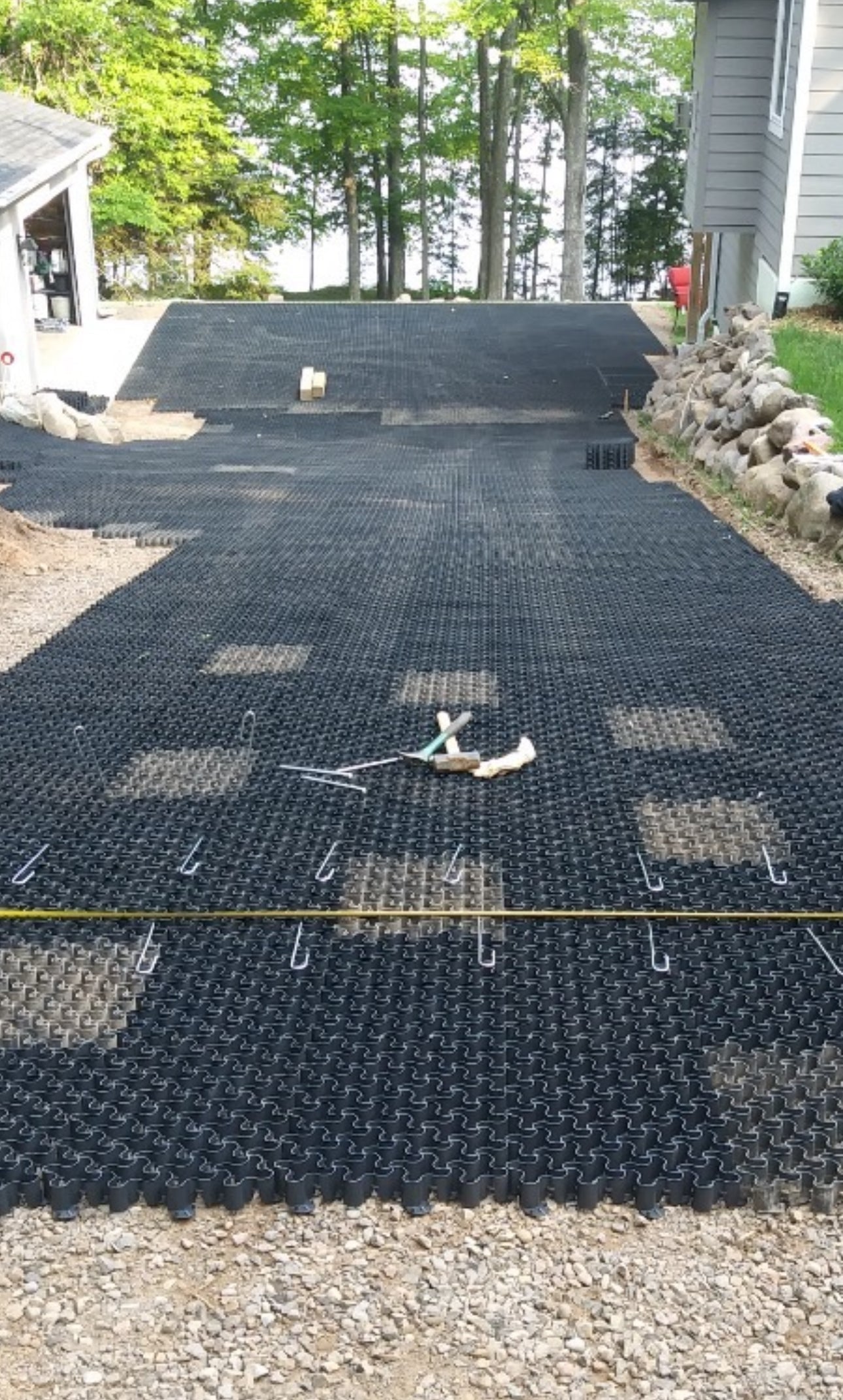 EasyPave Kunststoff-Pflastergitter, 60x40cm, Kiesgitter-System