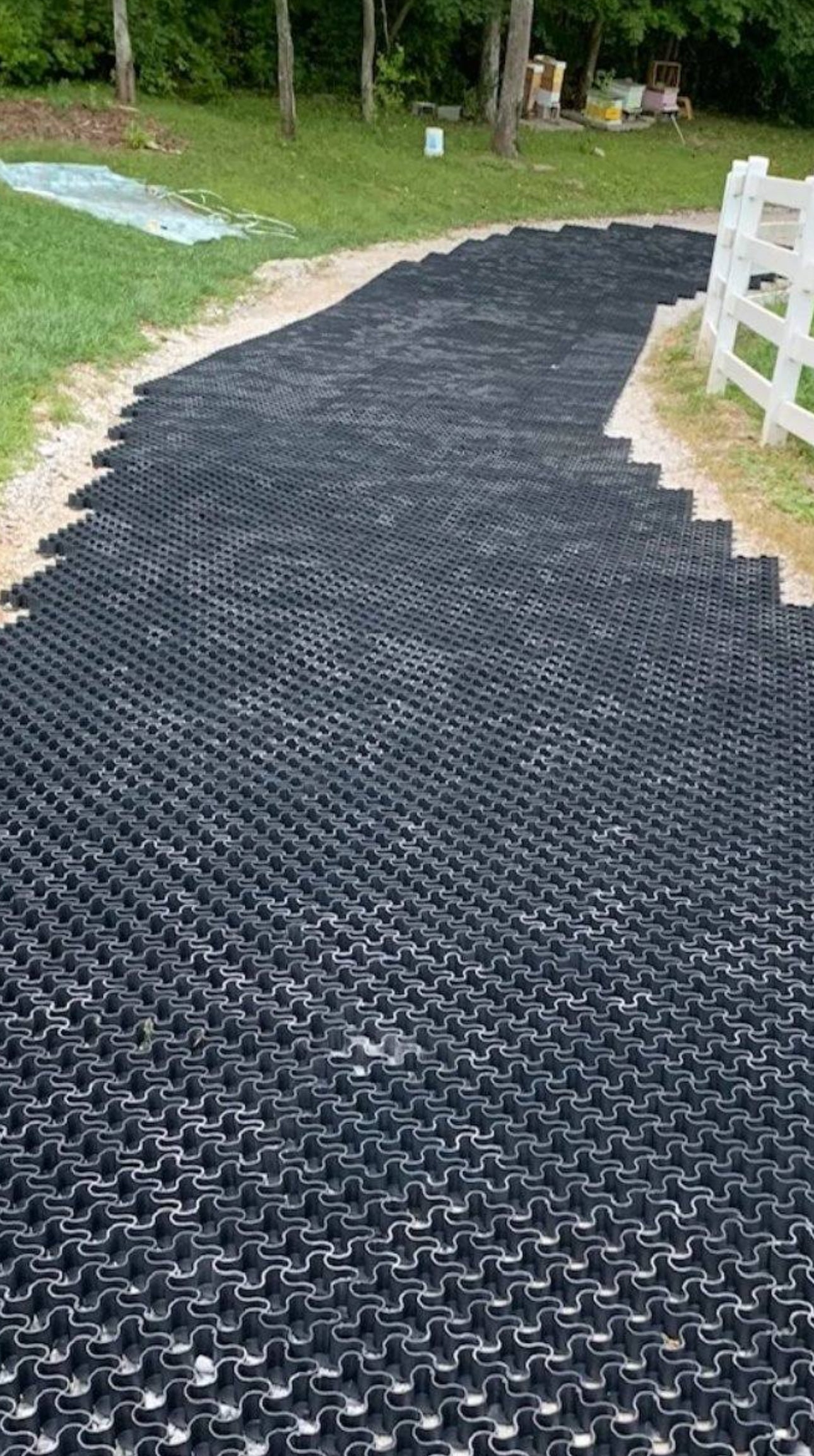 EasyPave Kunststoff-Pflastergitter, 60x40cm, Kiesgitter-System