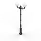 Lampe  Straßenlaterne GI 2x KUGEL H- 3000 mm