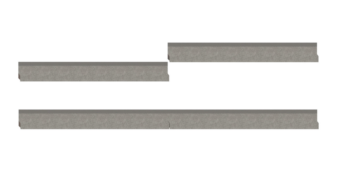 S-lon Entwässerungsrinne Set 5 Meter, Verzinkter Rost Klasse B125, Typ 50, Für Terrasse, Einfahrt, Inkl. Zubehör