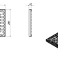 Hofabläuf / Punktentwässerung Stern 30x30cm Gussrost mit Fangkorb + Siphone