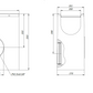 1m. set Beton Entwässerungsrinne DN200 C250 27x26 cm inkl. Gussrost & Kantenschutz C250