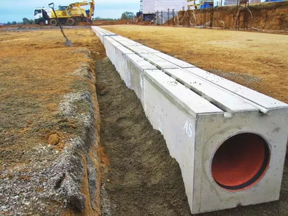 1m Schlitzrinne AS-2S300 Betonrinne Monoblock 50x52cm DN315 F900 Entwässerungsrinne
