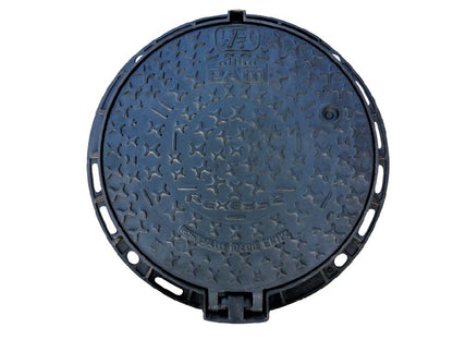 Schachtabdeckung Schachtdeckel REXESS 2 - PAM Ø 785mm - Duktiles Gusseisen