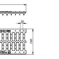 1m. set Beton Entwässerungsrinne DN150 C250 21x22 cm inkl. Gussrost & Kantenschutz C250