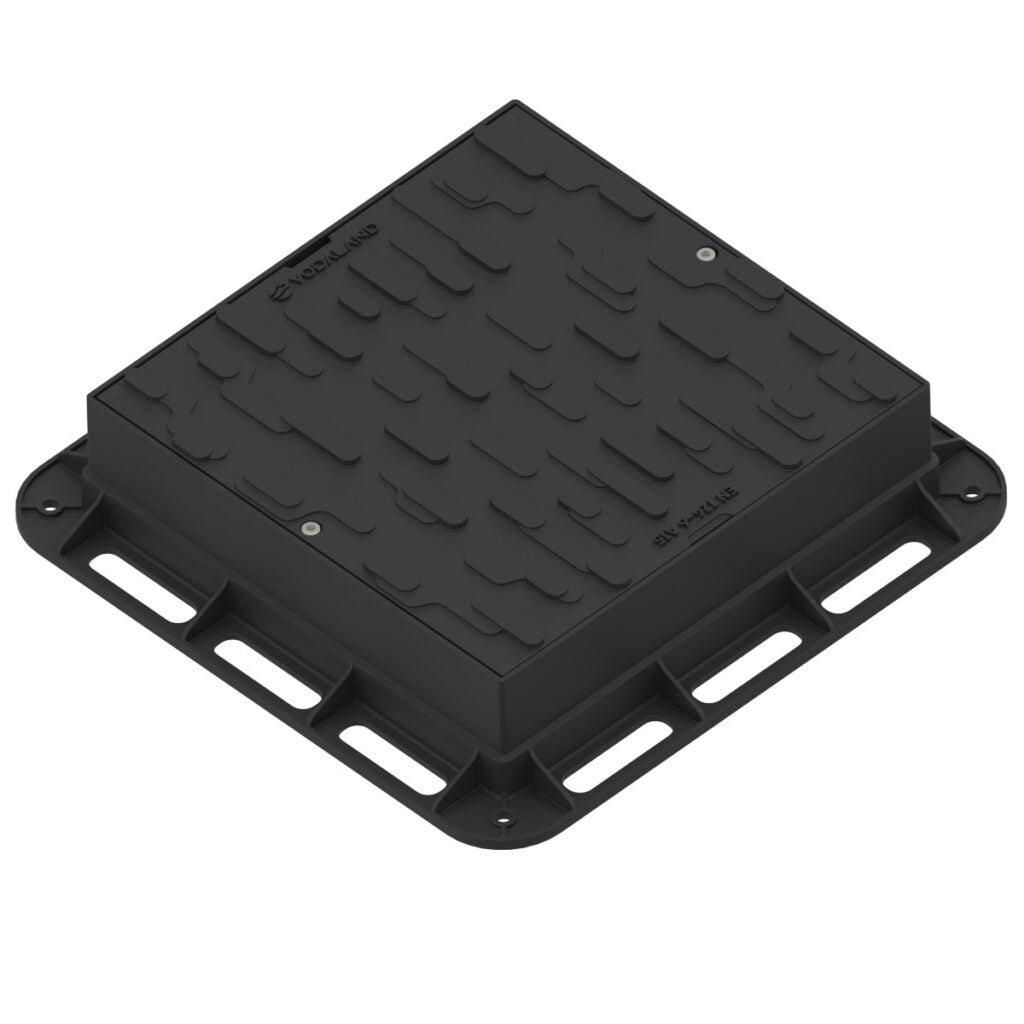 Schachtabdeckung aus Kunststoff 500×500 mm DN330 A15