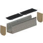 1m. set Betonrinne Seria PRO 21x16cm + Gussrost D400