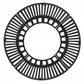 Baumschutzrost 125x125 cm ⌀ 58 cm Rund