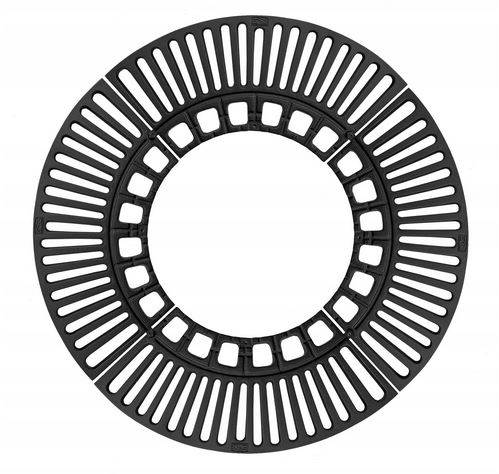 Baumschutzrost 125x125 cm ⌀ 58 cm Rund