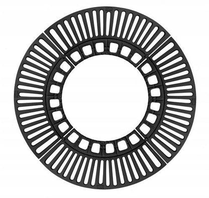 Baumschutzrost 125x125 cm ⌀ 58 cm Rund
