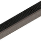 1m. set Betonrinne C250 14x12,5 cm inkl. Gussrost & Kantenschutz C250 Rinne mit vertikalem Wasserablauf