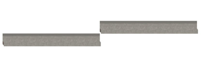 1m. set Entwässerungsrinnen Betonrinne C250 14x15 cm inkl. Gussrost & Kantenschutz C2500