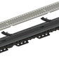 1m. set Kunststoffrinne H:5,5cm B:14,5cm + Gitterrost Verzinkter Stahl A15