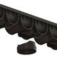 1m. set Kunststoffrinne H:10cm B:12,5cm + Gitterrost Verzinkter Stahl A15