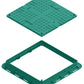 Schachtabdeckung 70x70cm Gullydeckel Kanaldeckel - Schwarz
