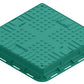 Schachtabdeckung 70x70cm Gullydeckel Kanaldeckel - Grün